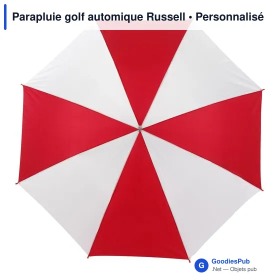 Parapluie golf personnalisable avec logo - Russell - Image 6
