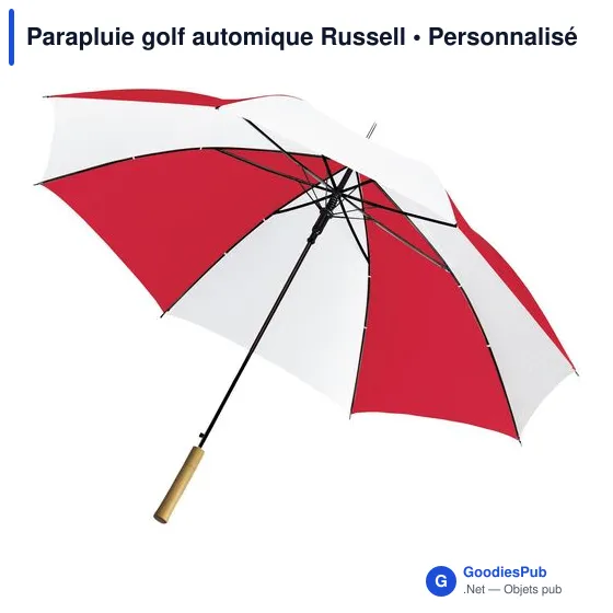 Parapluie golf personnalisable avec logo - Russell - Image 7