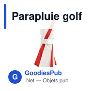 Parapluie golf personnalisable avec logo - Russell - Miniature 8