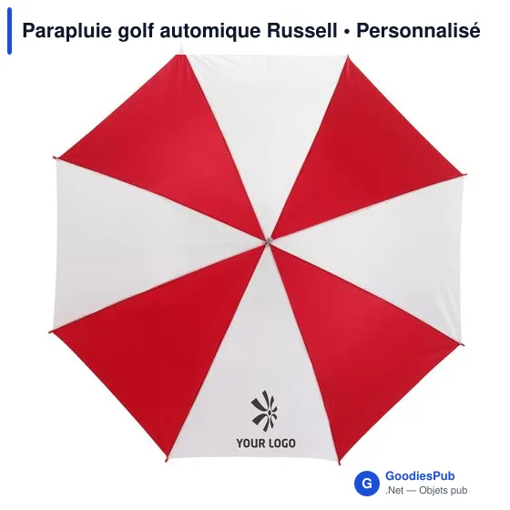 Parapluie golf personnalisable avec logo - Russell - Image 9