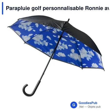 Parapluie golf personnalisable Ronnie avec logo