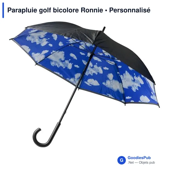 Parapluie golf personnalisable Ronnie avec logo - Image 1
