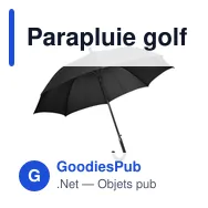 Parapluie golf personnalisable Charles Dickens® avec logo - Miniature 2
