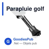 Parapluie golf personnalisable Charles Dickens® avec logo - Miniature 3