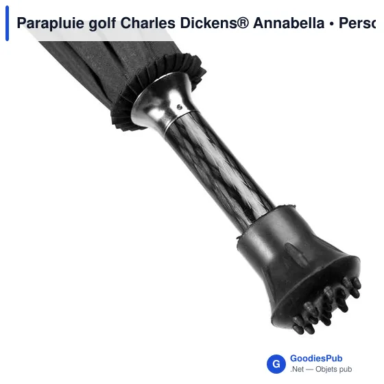 Parapluie golf personnalisable Charles Dickens® avec logo - Image 3