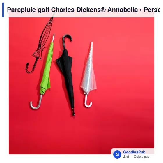 Parapluie golf personnalisable Charles Dickens® avec logo - Image 5