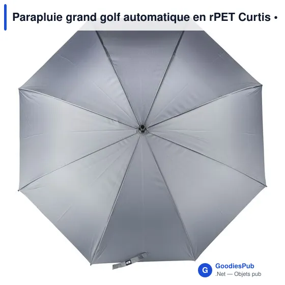 Parapluie grand golf personnalisable avec logo - modèle Curtis - Image 1