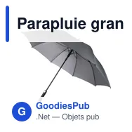 Parapluie grand golf personnalisable avec logo - modèle Curtis - Miniature 2