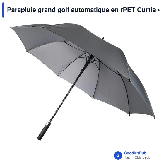 Parapluie grand golf personnalisable avec logo - modèle Curtis - Image 12