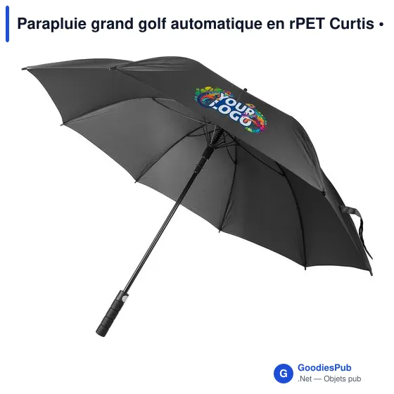 Parapluie grand golf personnalisable avec logo - modèle Curtis - Image 3
