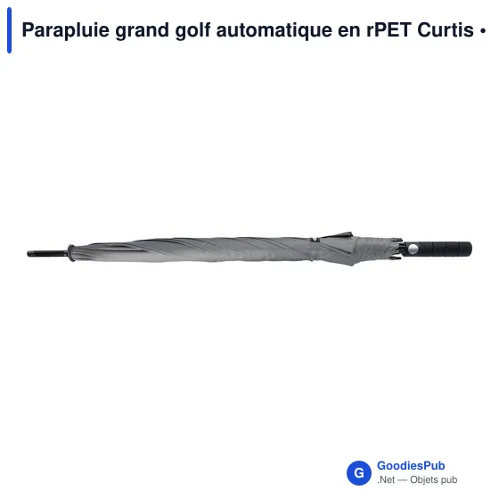 Parapluie grand golf personnalisable avec logo - modèle Curtis - Image 4