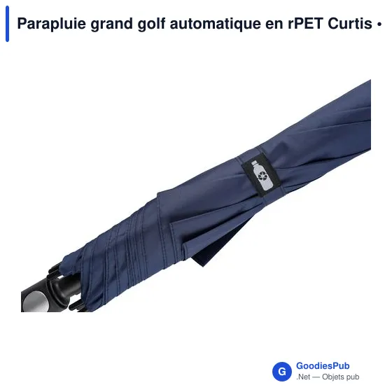 Parapluie grand golf personnalisable avec logo - modèle Curtis - Image 9