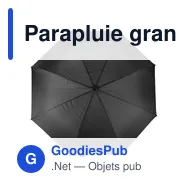 Parapluie grand golf personnalisable avec logo - modèle Curtis - Miniature 10