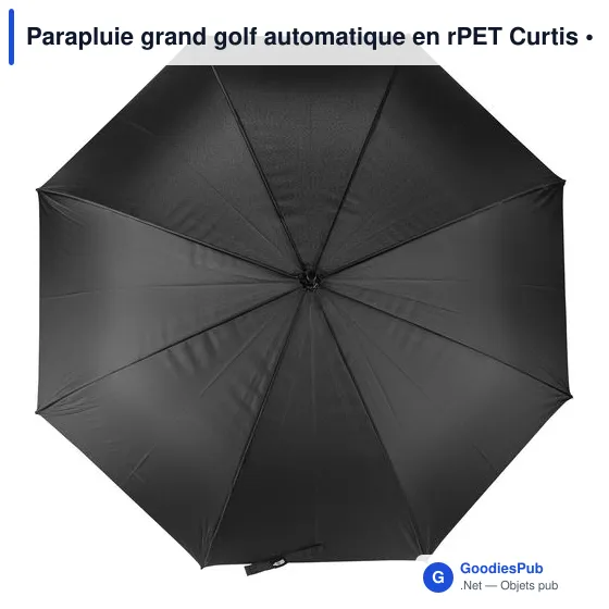 Parapluie grand golf personnalisable avec logo - modèle Curtis - Image 10