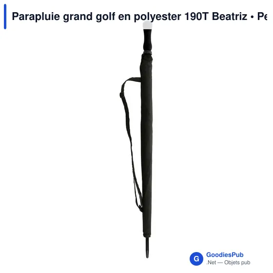 Parapluie grand golf en polyester 190T Beatriz - Image 2