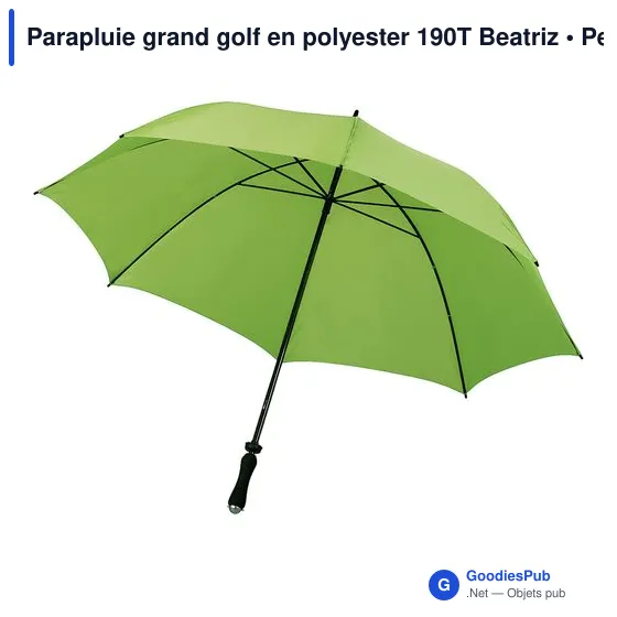 Parapluie grand golf en polyester 190T Beatriz - Image 4