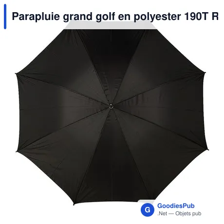 Parapluie grand golf en polyester 190T Rosemarie