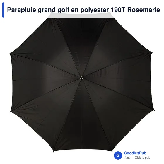 Parapluie grand golf en polyester 190T Rosemarie - Image 1