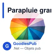 Parapluie grand golf Haya - Miniature 1