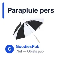 Parapluie personnalisable avec logo pour communication B2B - Miniature 1