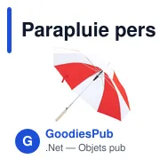 Parapluie personnalisable avec logo pour communication B2B - Miniature 2