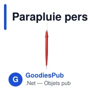 Parapluie personnalisable avec logo pour communication B2B - Miniature 3
