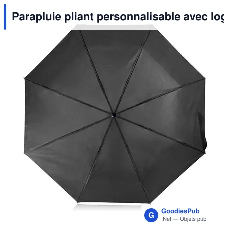 Parapluie pliant personnalisable avec logo - Bores