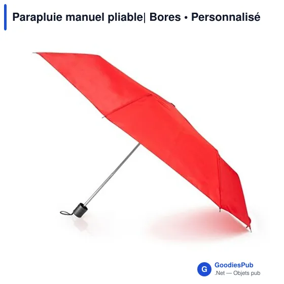 Parapluie pliant personnalisable avec logo - Bores - Image 11