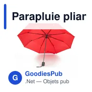 Parapluie pliant personnalisable avec logo - Bores - Miniature 12