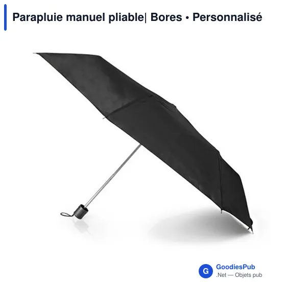 Parapluie pliant personnalisable avec logo - Bores - Image 3