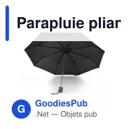 Parapluie pliant personnalisable avec logo - Bores - Miniature 4