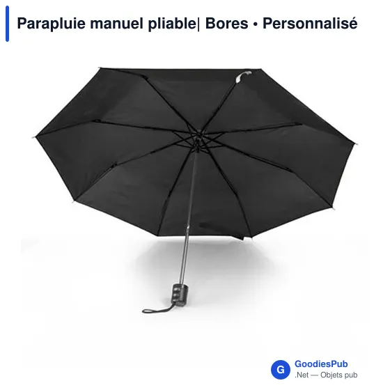 Parapluie pliant personnalisable avec logo - Bores - Image 4