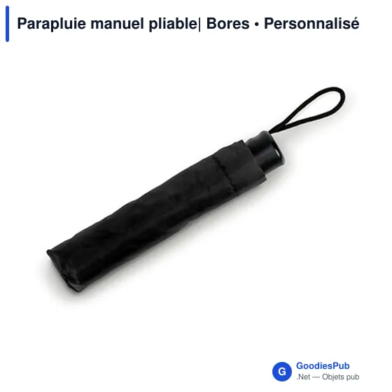 Parapluie pliant personnalisable avec logo - Bores - Image 5