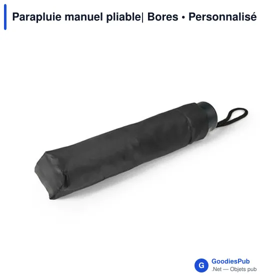 Parapluie pliant personnalisable avec logo - Bores - Image 6
