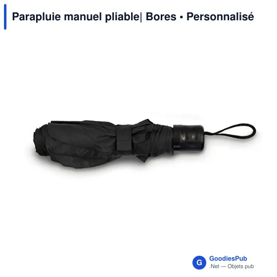 Parapluie pliant personnalisable avec logo - Bores - Image 7