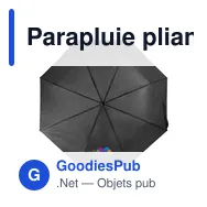 Parapluie pliant personnalisable avec logo - Bores - Miniature 8