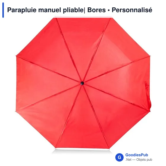 Parapluie pliant personnalisable avec logo - Bores - Image 9