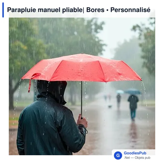 Parapluie pliant personnalisable avec logo - Bores - Image 10