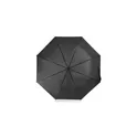 Variante noir - Parapluie pliant personnalisable avec logo - Bores