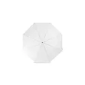 Variante blanc - Parapluie pliant personnalisable avec logo - Bores