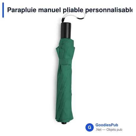 Parapluie manuel pliable personnalisable avec logo