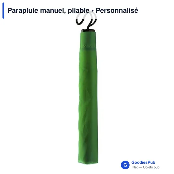 Parapluie manuel pliable personnalisable avec logo - Image 4