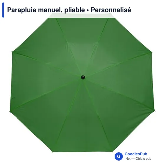 Parapluie manuel pliable personnalisable avec logo - Image 5