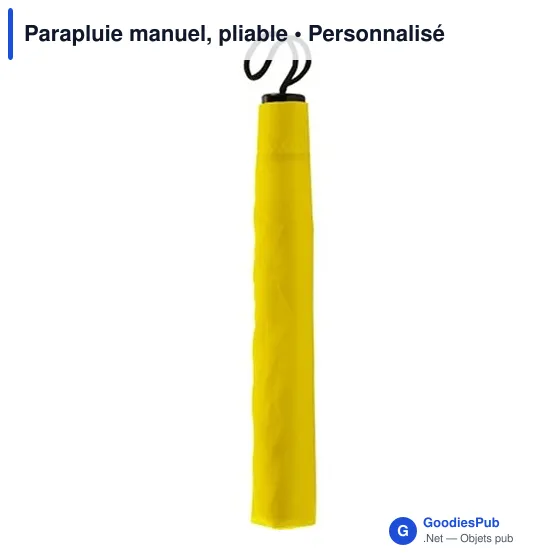 Parapluie manuel pliable personnalisable avec logo - Image 10