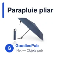 Parapluie pliant personnalisable Nereus avec logo - Miniature 11
