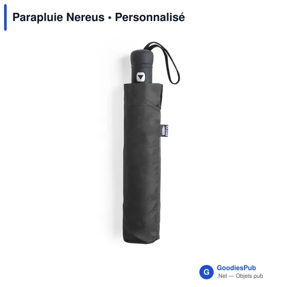 Parapluie pliant personnalisable Nereus avec logo - Image 7