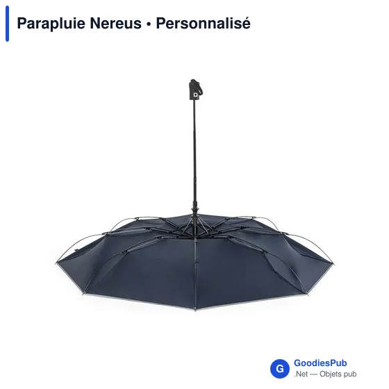 Parapluie pliant personnalisable Nereus avec logo - Image 9