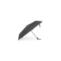 Variante noir - Parapluie pliant personnalisable Nereus avec logo