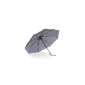 Variante Gris - Parapluie pliable personnalisable 21 pouces en R-PET automatique avec logo - R-PET
