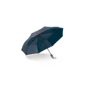 Variante Bleu foncé - Parapluie pliable personnalisable 22 pouces automatique avec logo - Compact